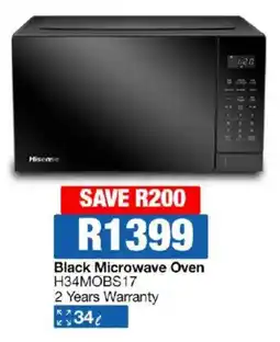 OK Furniture Hisense Black Microwave Oven offer