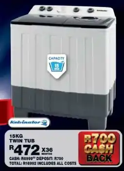Lewis Kelvinator twin tub offer