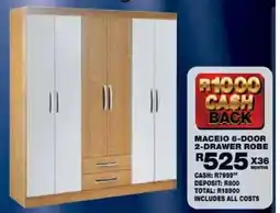 Lewis Maceio 6-door 2-drawer robe offer