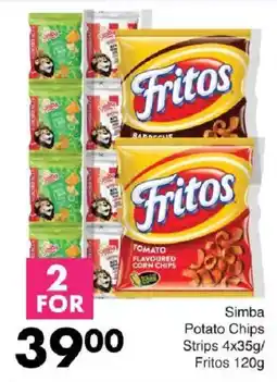 Save Simba Potato Chips Strips/ Fritos offer