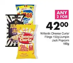 Save Willards Cheese Curls/ Flings/ Jumpin Jack Popcorn offer