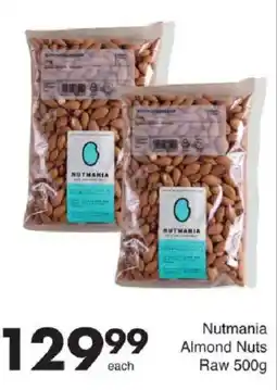 Save Nutmania Almond Nuts Raw offer