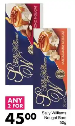 Save Sally Williams Nougat Bars offer