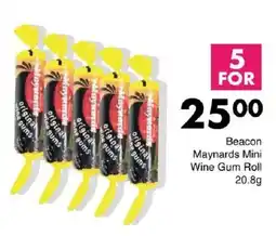 Save Beacon Maynards Mini Wine Gum Roll offer
