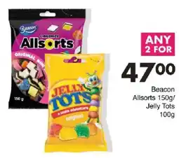 Save Beacon Allsorts/ Jelly Tots offer