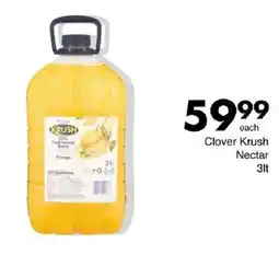Save Clover Krush Nectar offer