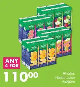 Save Rhodes Nectar Juice offer