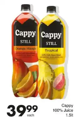Save Cappy 100% Juice offer