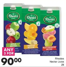 Save Rhodes Nectar Juice offer