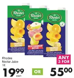 Save Rhodes Nectar Juice offer