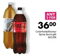 Save Coke/ Fanta/ Stoney/ Sprite Zero/ Light offer