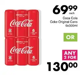 Save Coca Cola Coke Original Cans offer