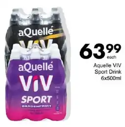 Save Aquelle VIV Sport Drink offer