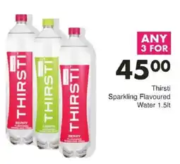 Save Thirsti Sparkling Flavoured Water offer