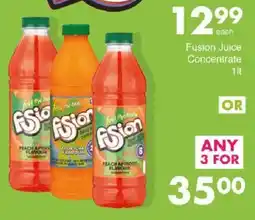 Save Fusion Juice Concentrate offer