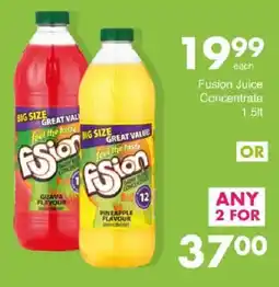 Save Fusion Juice Concentrate offer