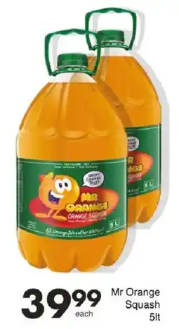 Save Mr Orange Squash offer
