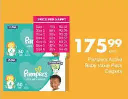 Save Pampers Active Baby Value Pack Diapers offer