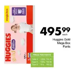 Save Huggies Gold Mega Box Pants offer