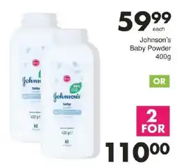 Save Johnson's Baby Powder offer