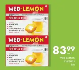 Save Med Lemon Sachets offer