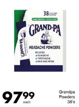 Save Grandpa Powders offer
