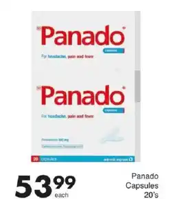 Save Panado Capsules offer