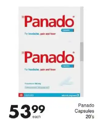 Save Panado Capsules offer