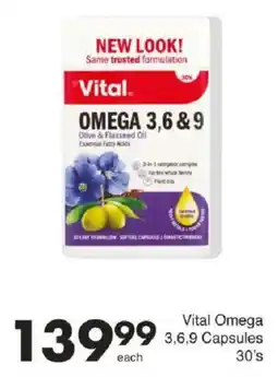 Save Vital Omega 3,6,9 Capsules offer