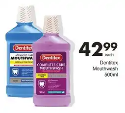 Save Dentitex Mouthwash offer