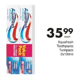 Save Aquafresh Toothpaste Twinpack offer