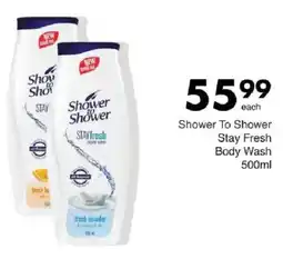 Save Shower To Shower Stay Fresh Body Wash offer