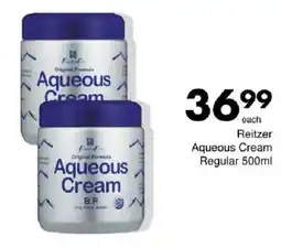 Save Reitzer Aqueous Cream Regular offer