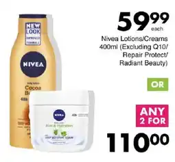 Save Nivea Lotions/ Creams offer