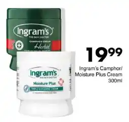 Save Ingram's Camphor/ Moisture Plus Cream offer