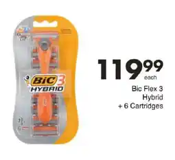 Save Bic Flex 3 Hybrid + 6 Cartridges offer