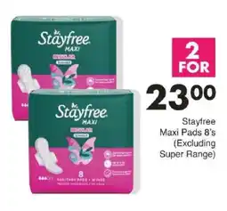 Save Stayfree Maxi Pads offer