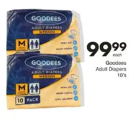 Save Goodees Adult Diapers offer