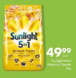 Save Sunlight Hand Washing Powder offer