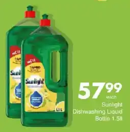 Save Sunlight Dishwashing Liquid Bottle offer