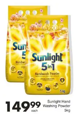 Save Sunlight Hand Washing Powder offer