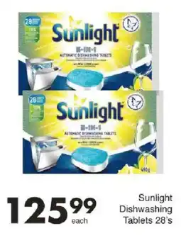 Save Sunlight Dishwashing Tablets offer