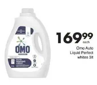 Save Omo Auto Liquid Perfect Whites offer