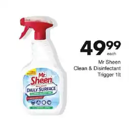 Save Mr Sheen Clean & Disinfectant Trigger offer