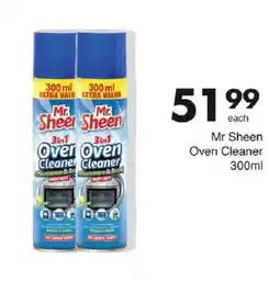 Save Mr Sheen Oven Cleaner offer