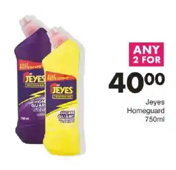 Save Jeyes Homeguard offer