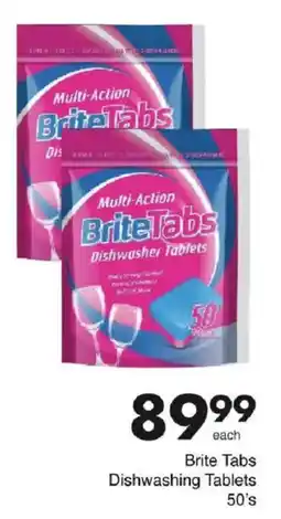 Save Brite Tabs Dishwashing Tablets offer