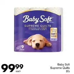 Save Baby Soft Supreme Quilts offer