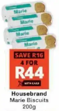 Checkers Housebrand Marie Biscuits offer