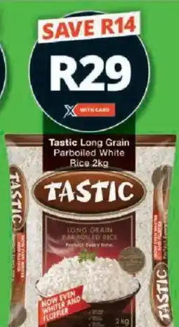 Checkers Tastic Long Grain Parboiled White Rice offer